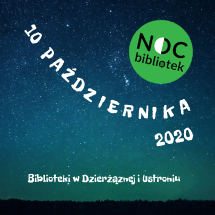 Noc Bibliotek 2020, Dzierżązna, Ustronie, gmina Zgierz